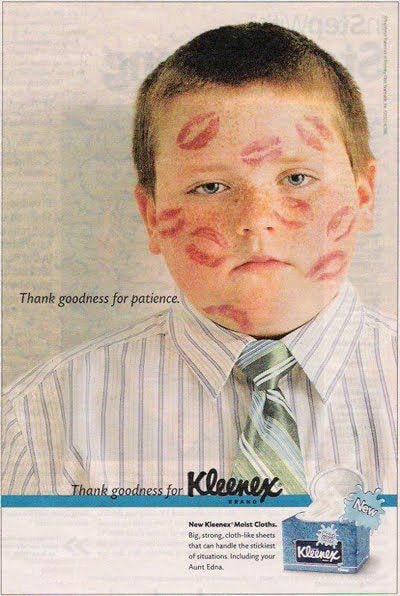 Bad advertising examples — Kleenex