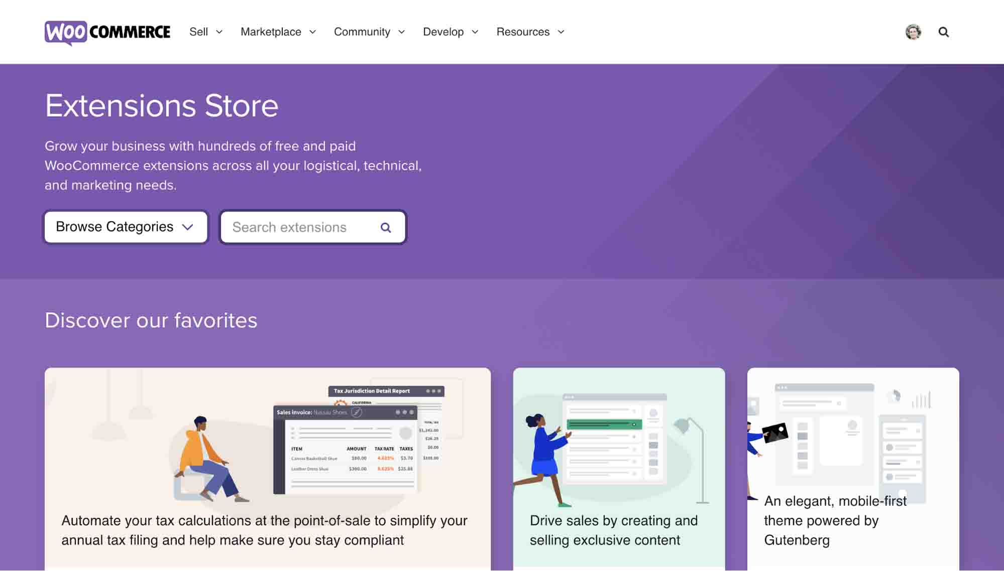 Best e-commerce platform — WooCommerce extensions store