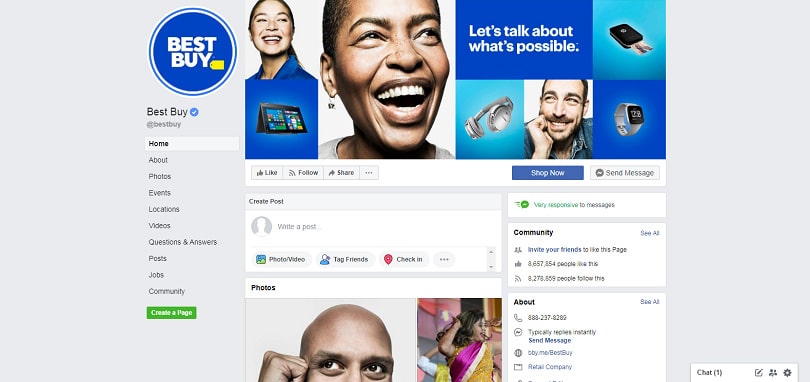 Best Facebook Pages — Best Buy