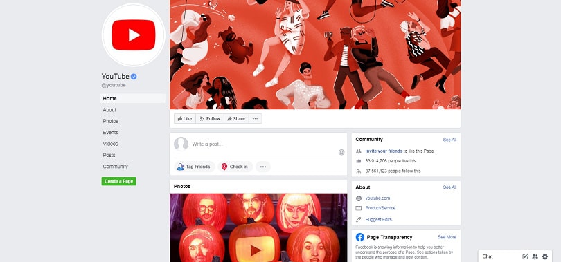 Best Facebook Pages — YouTube