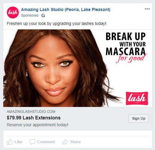 How to create Facebook lead generation ads — Amazing Lash Studio