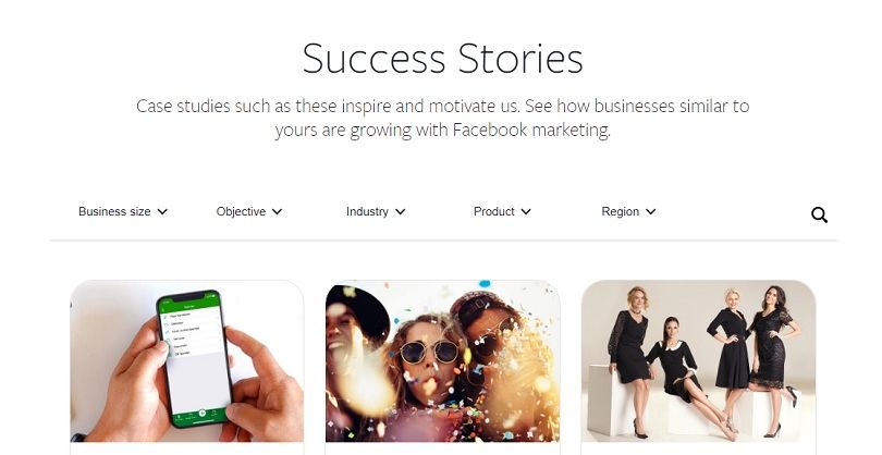 Creating effective Facebook ads — success stories