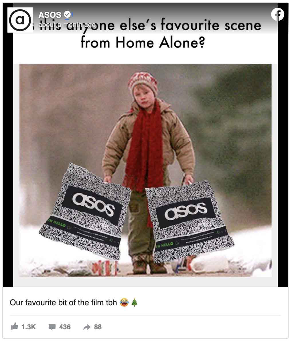 Creative Facebook ads — ASOS