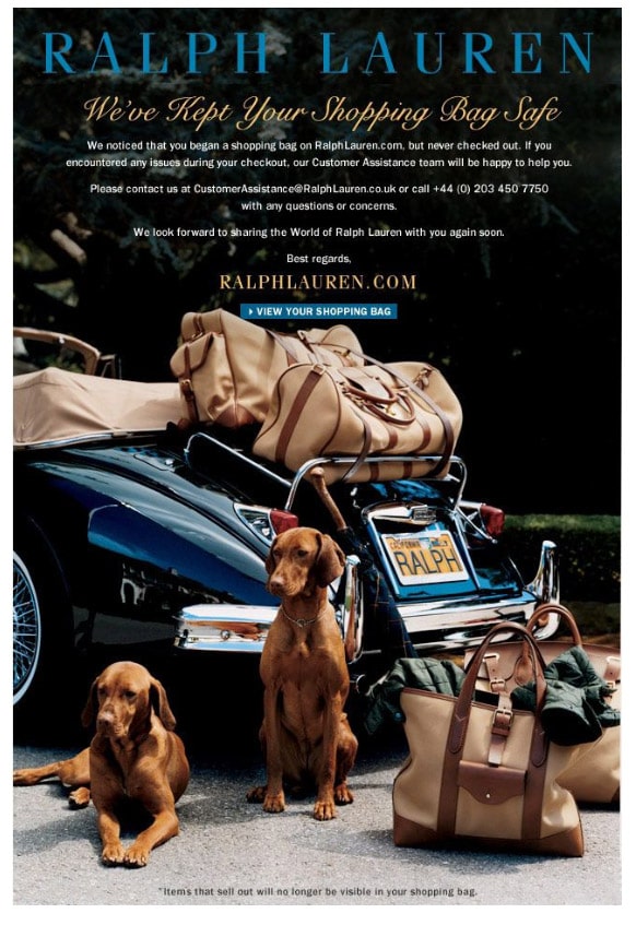 Email automation — Ralph Lauren