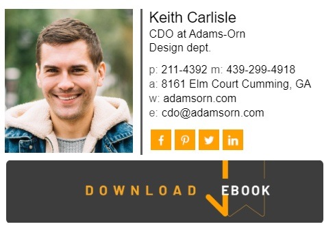 Email signatures — Keith Carlisle