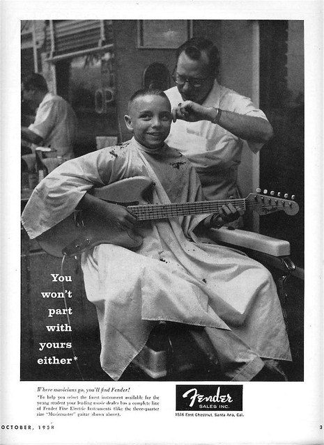 Emotional appeal advertising — Fender in the barbershop