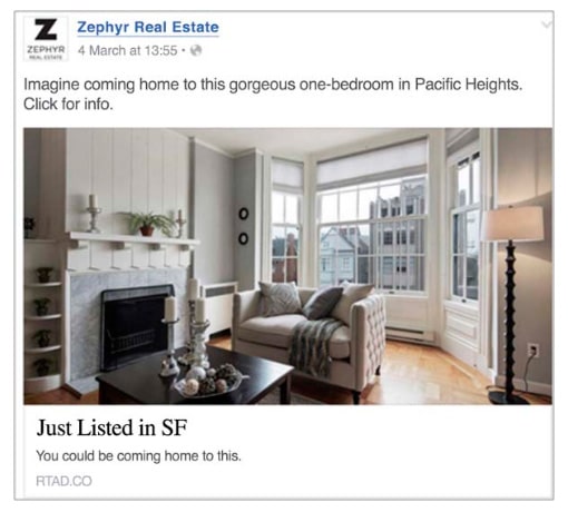 Facebook ads for real estate — Dynamic Ads