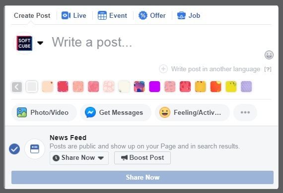 Facebook ads for real estate — post window