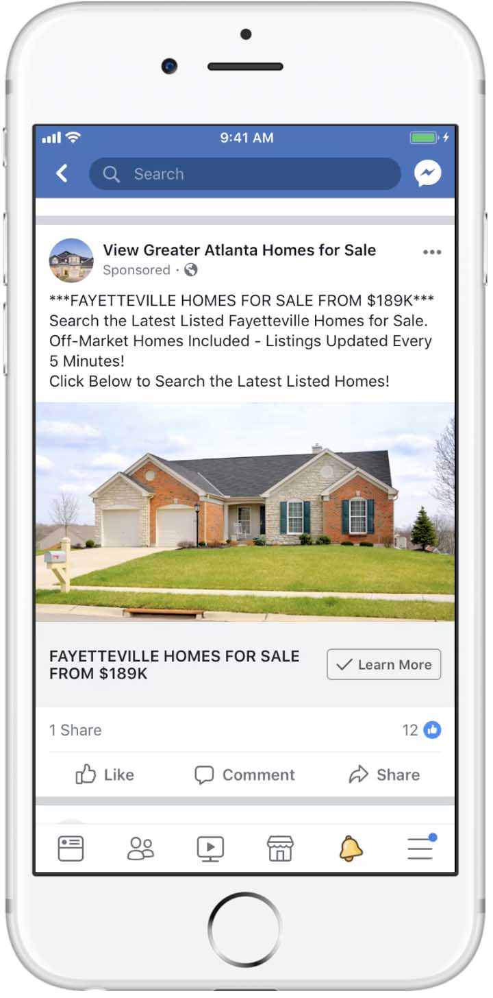 Facebook ads for Realtors — Commissions Inc.