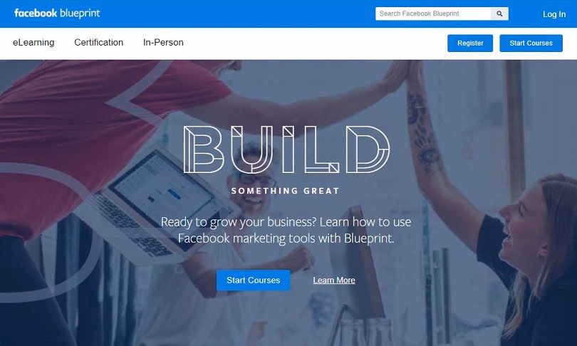 facebook blueprint certification - home page