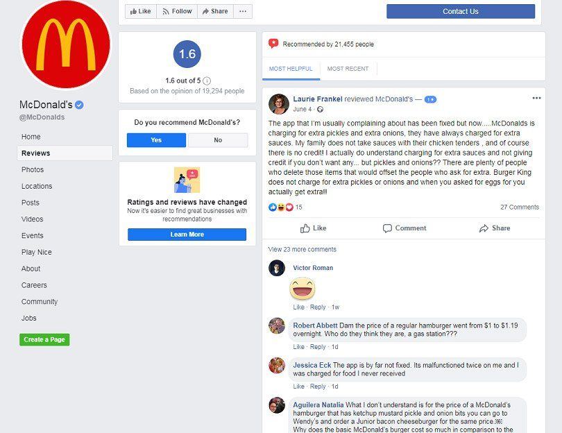 How to advertise on Facebook for free — MacDonald's reviews