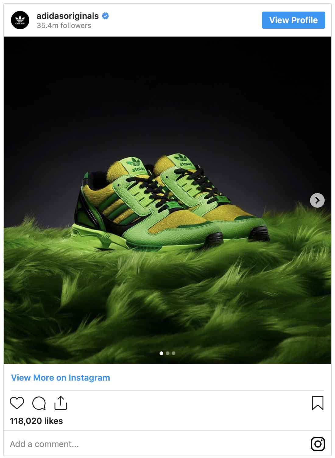 Instagram ads examples — Adidas Originals