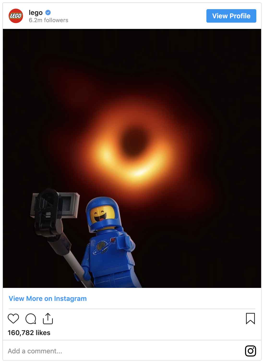 Instagram ads examples — LEGO