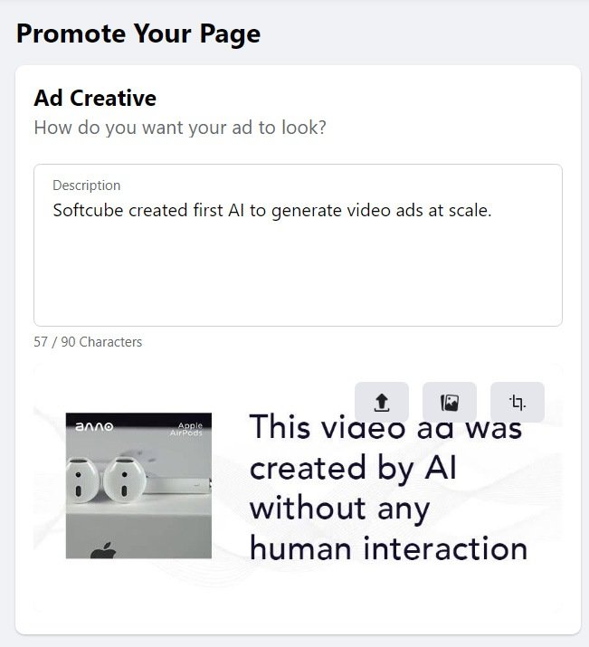 Promote a Facebook Page — an ad