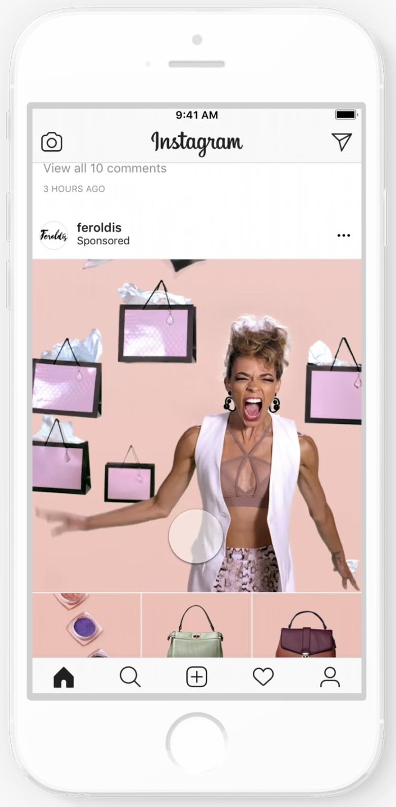 Types of Instagram ads — Collection ads