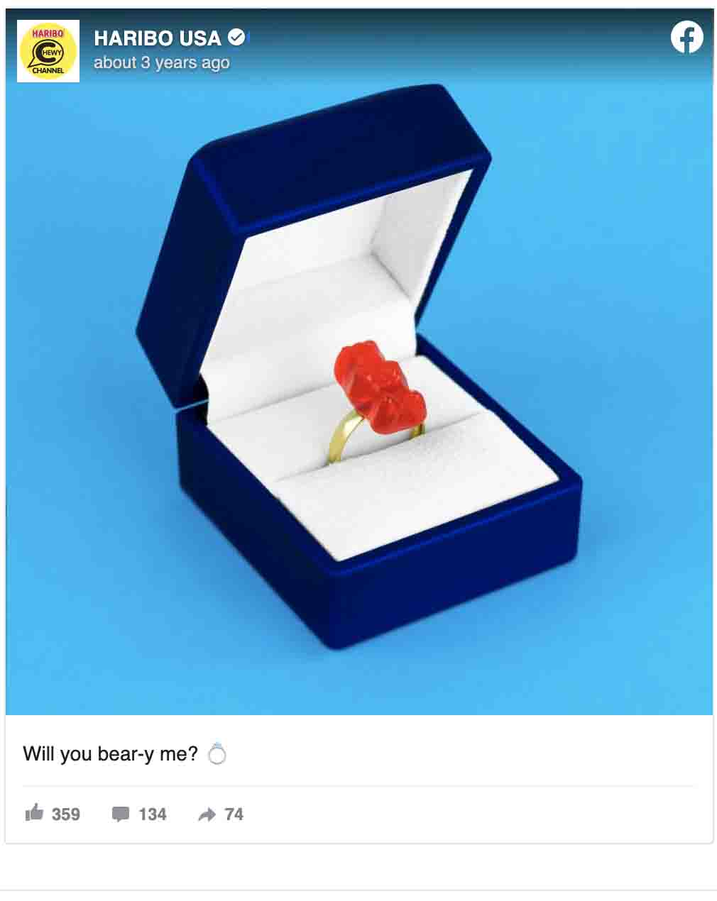 Valentine's Day ads — Haribo USA