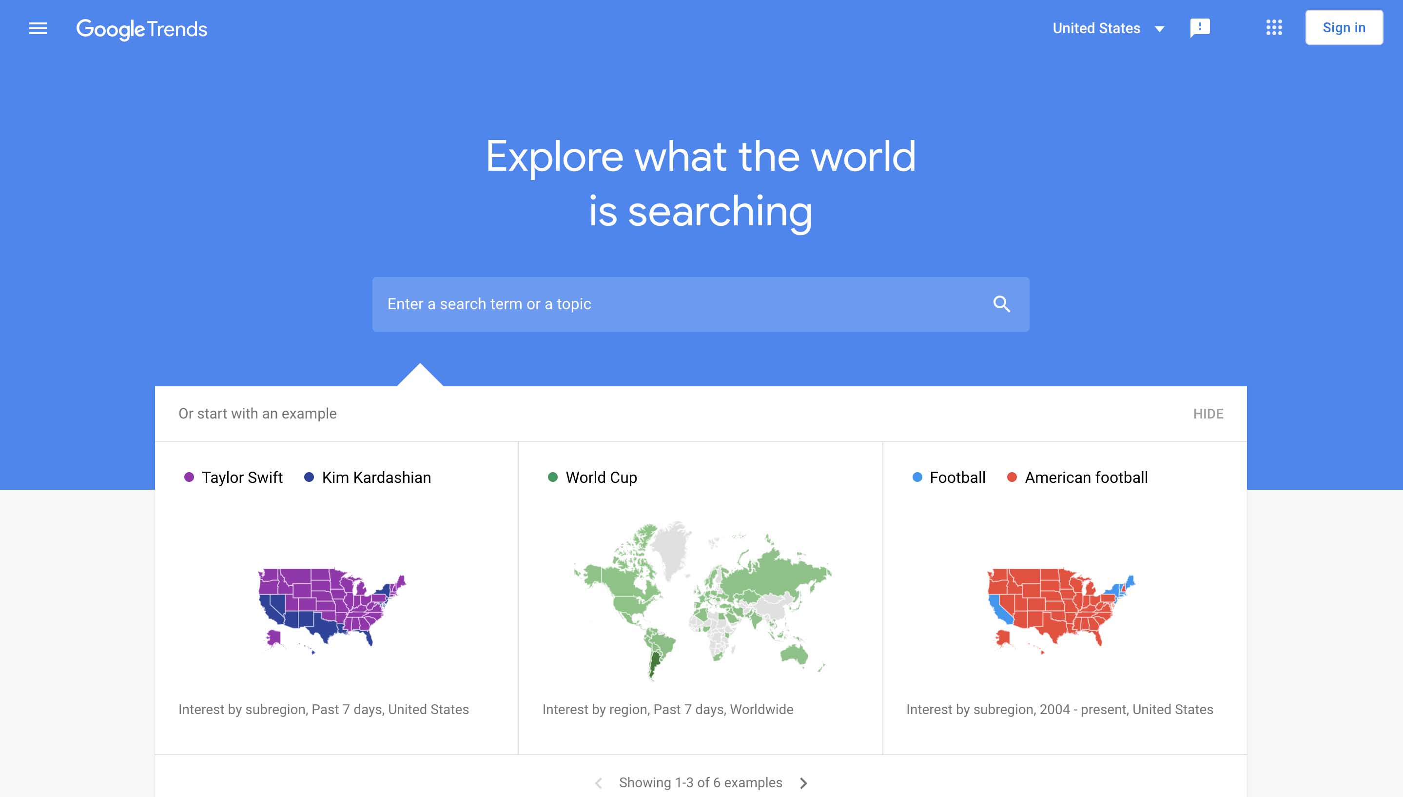 Viral marketing campaigns — Google Trends